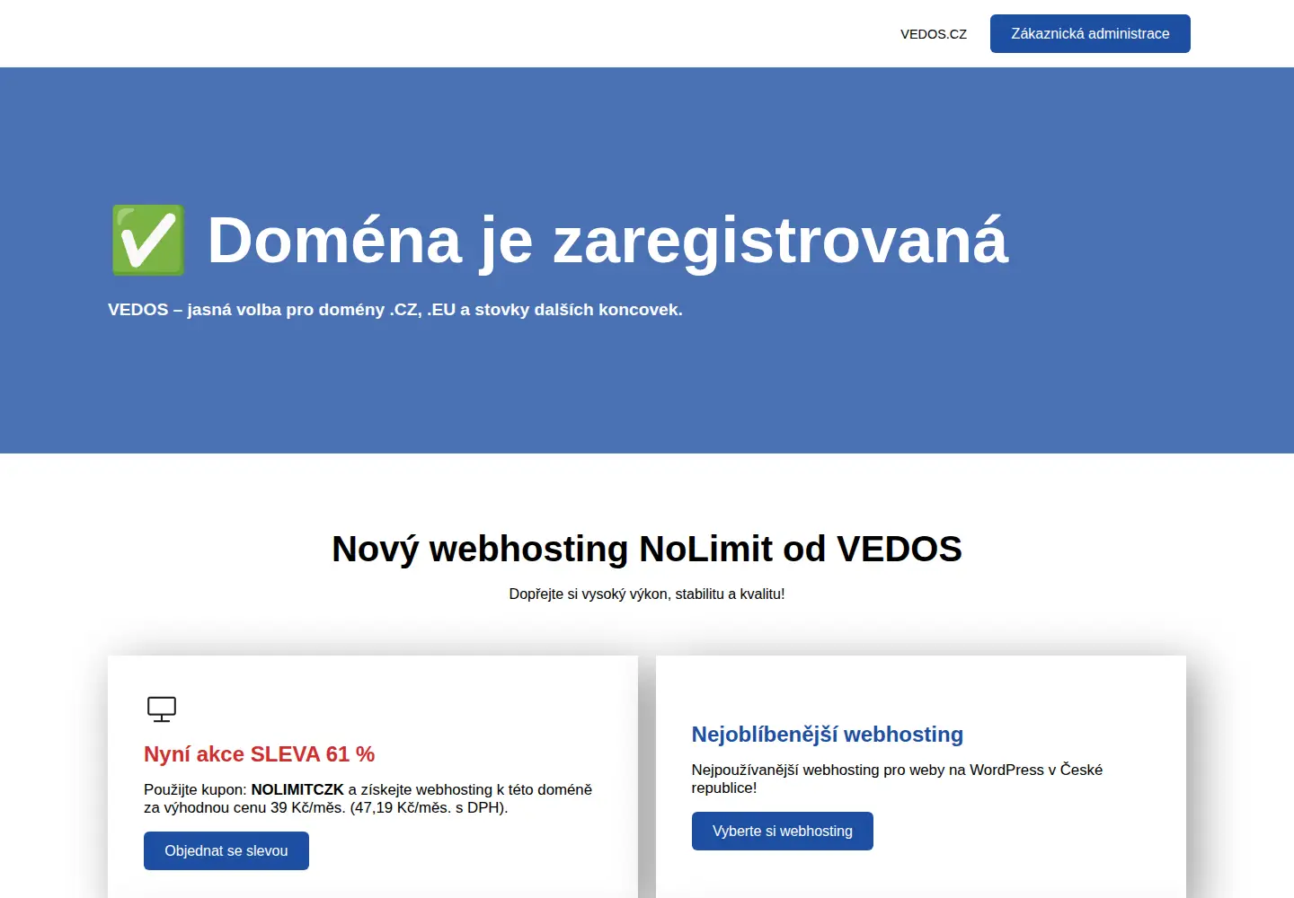 Screenshot of cbw.cz