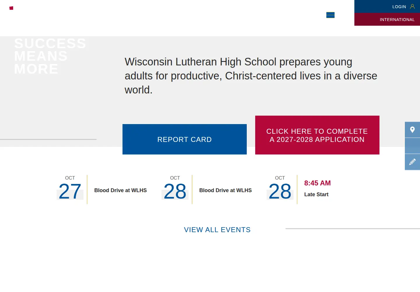 Screenshot of wlhs.org