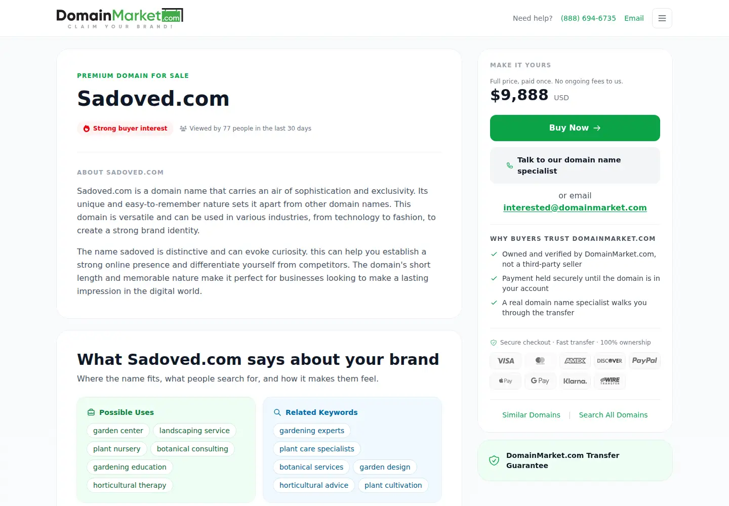 Screenshot of sadoved.com