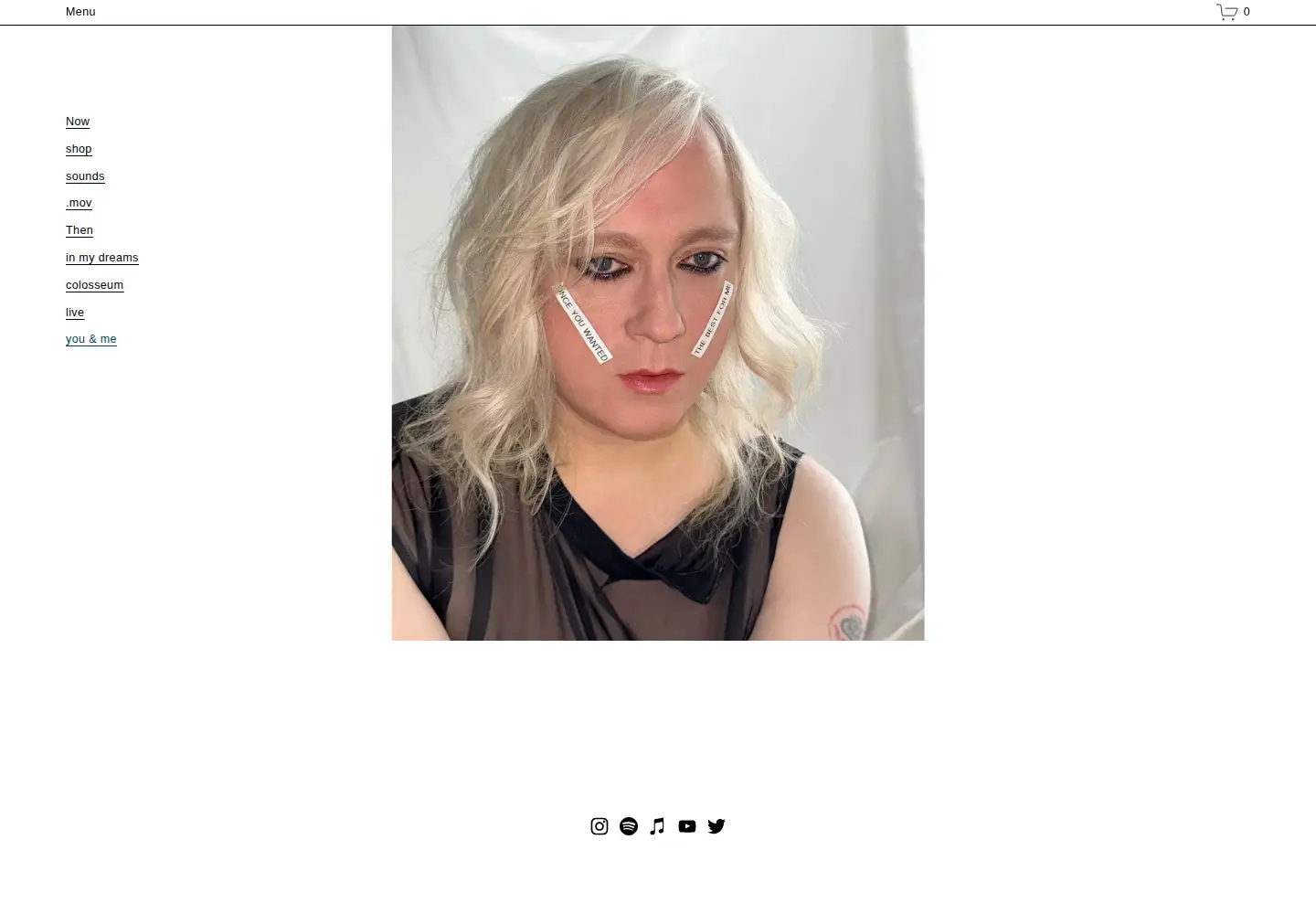 Screenshot of anohni.com
