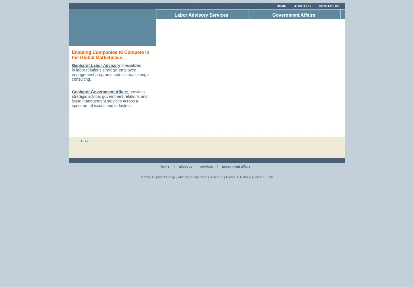 Screenshot of gephardtgroup.com