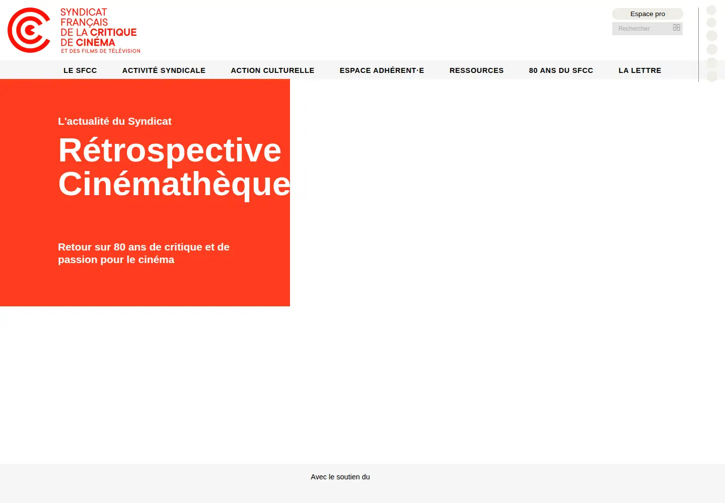 Screenshot of syndicatdelacritique.com