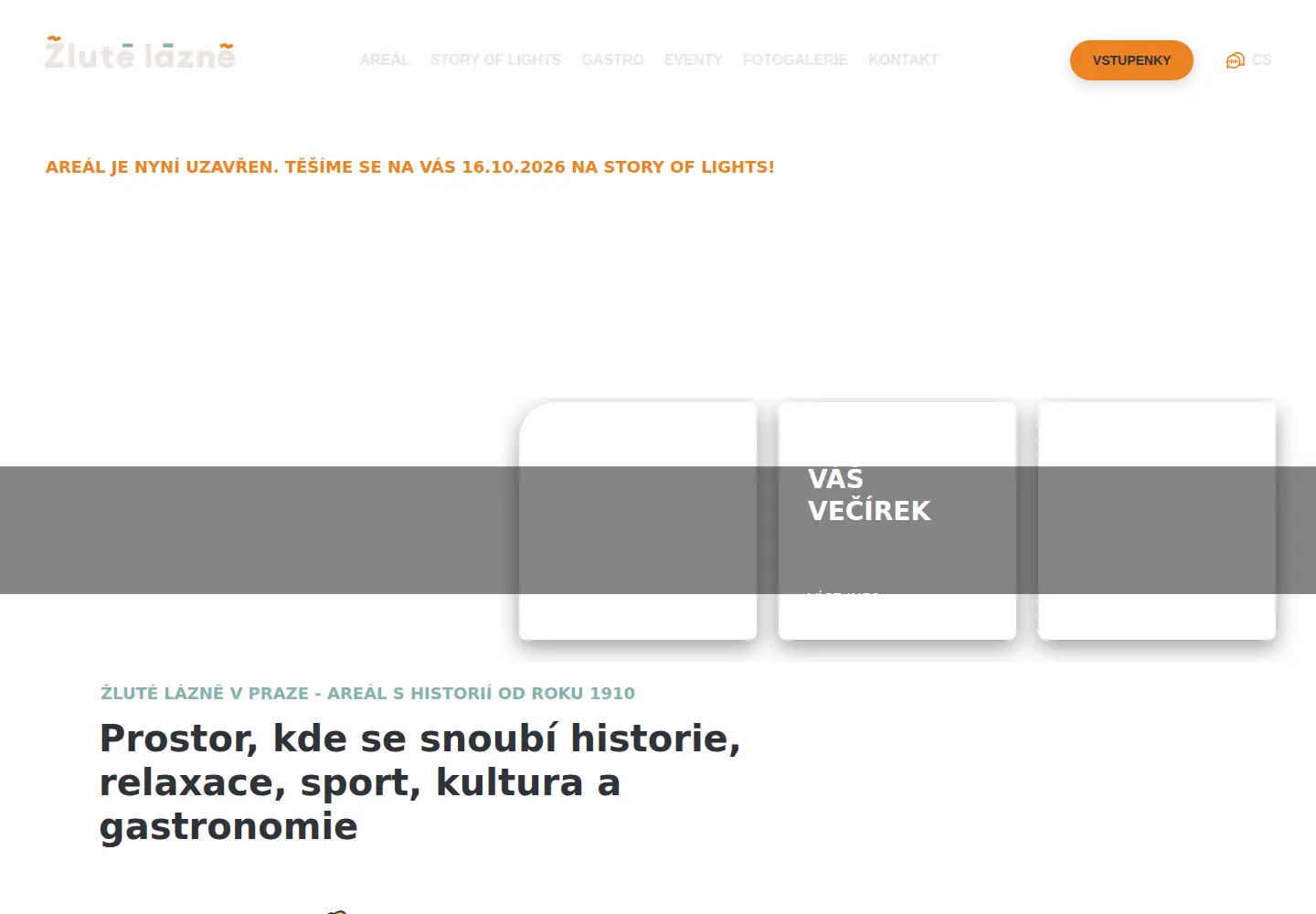 Screenshot of zlutelazne.cz