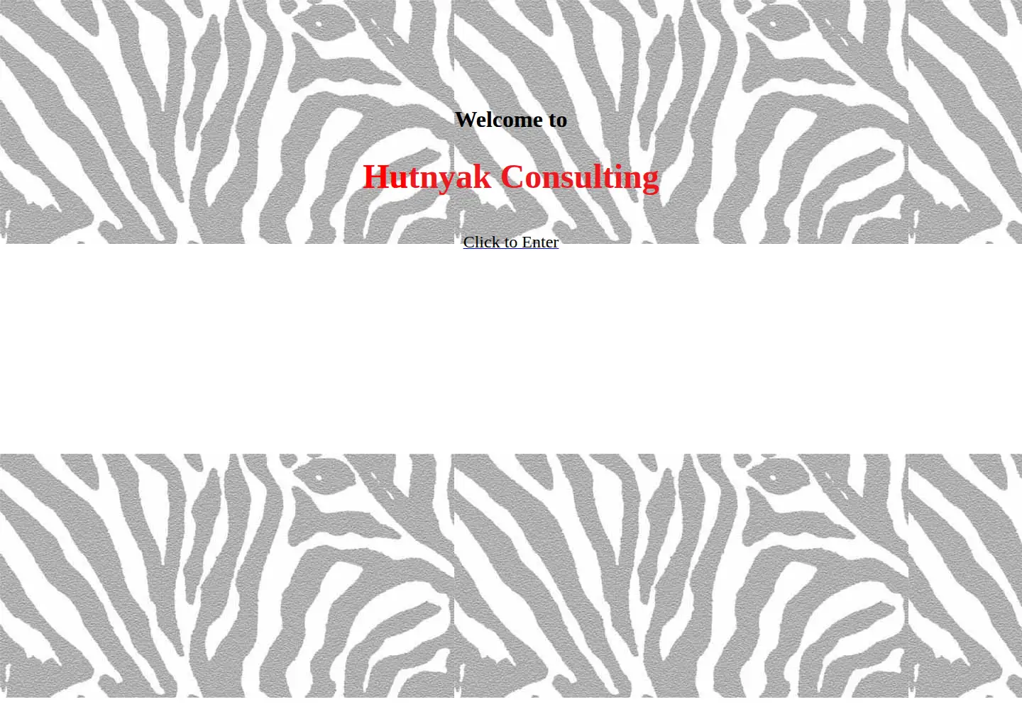 Captured homepage of hutnyak.com in the current scan