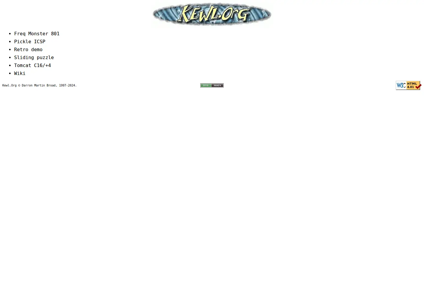 Screenshot of kewl.org