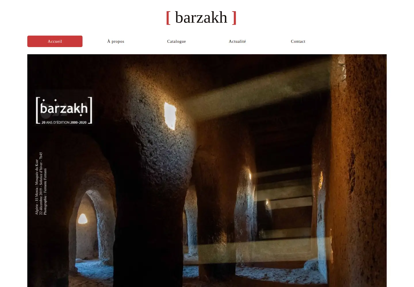 Screenshot of editions-barzakh.com