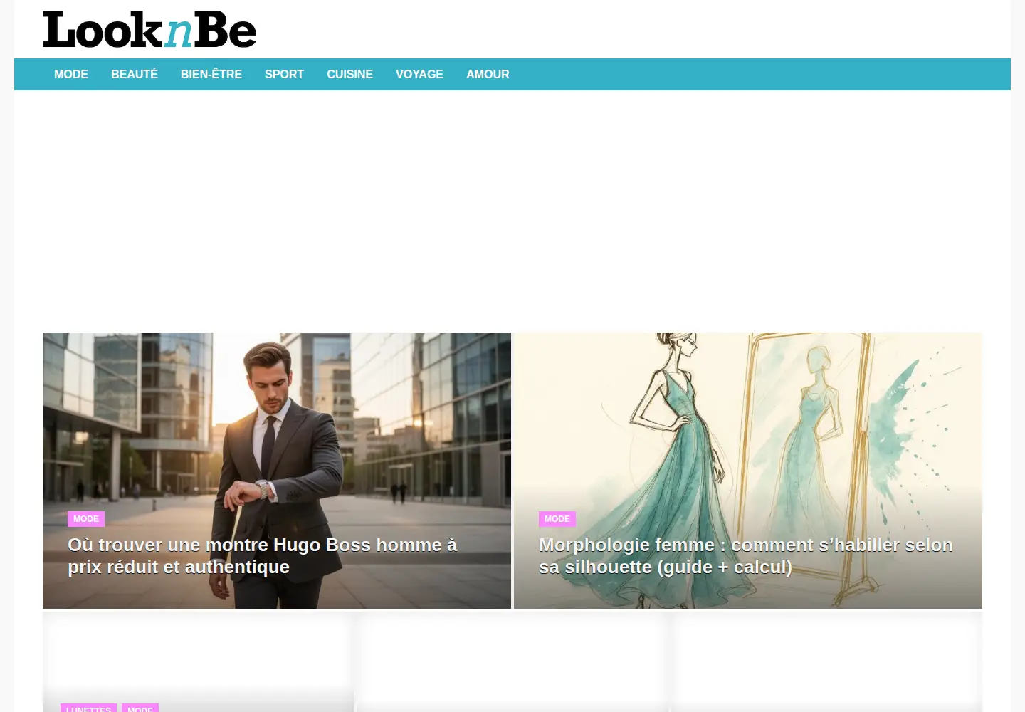 Screenshot of looknbe.com