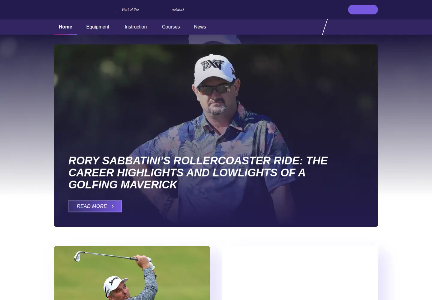 Screenshot of golf365.com