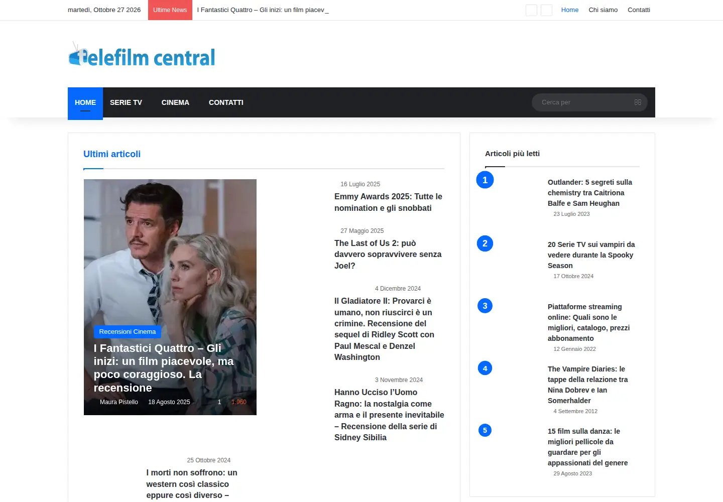 Screenshot of telefilm-central.org