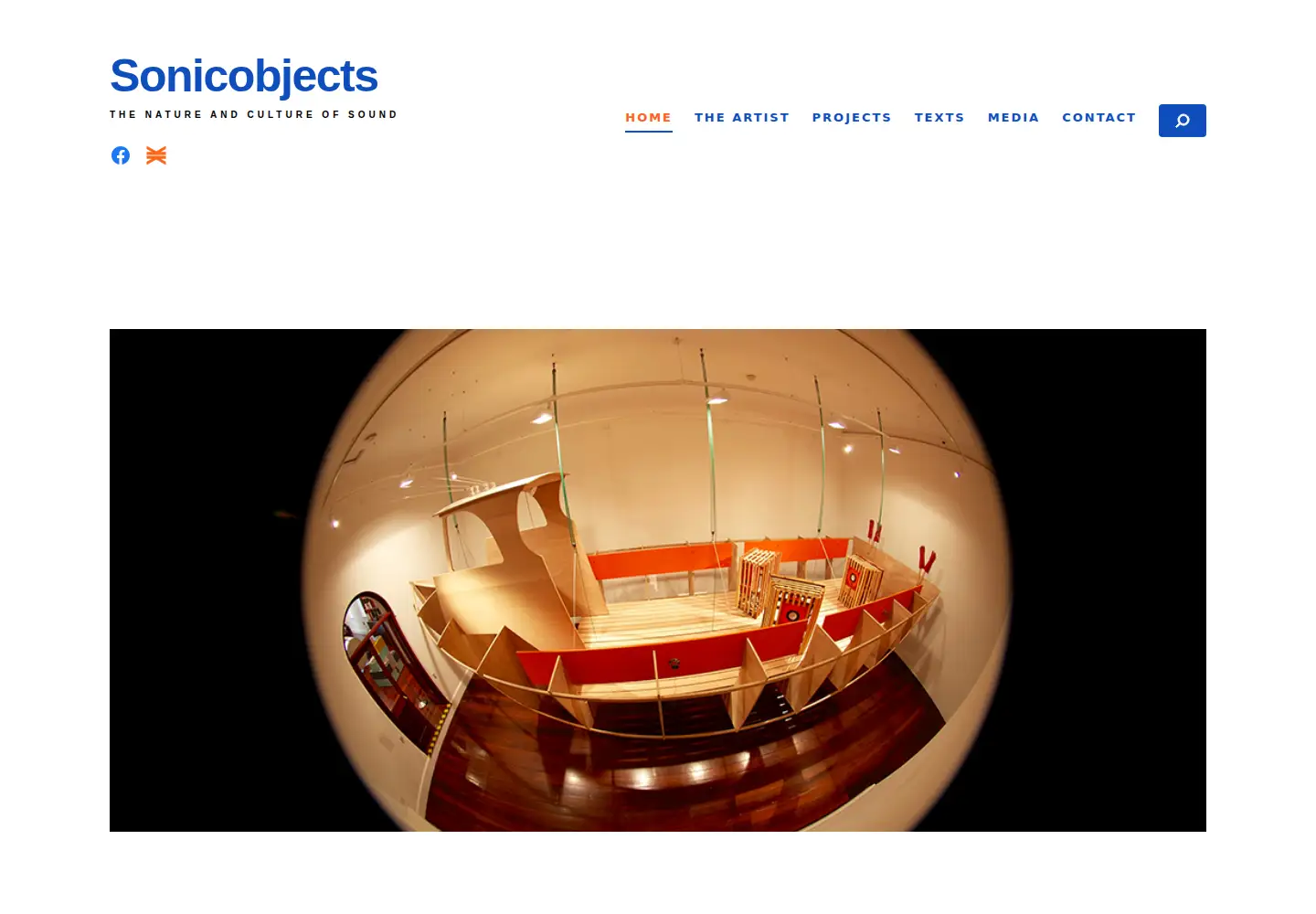 Captured homepage of sonicobjects.com in the current scan