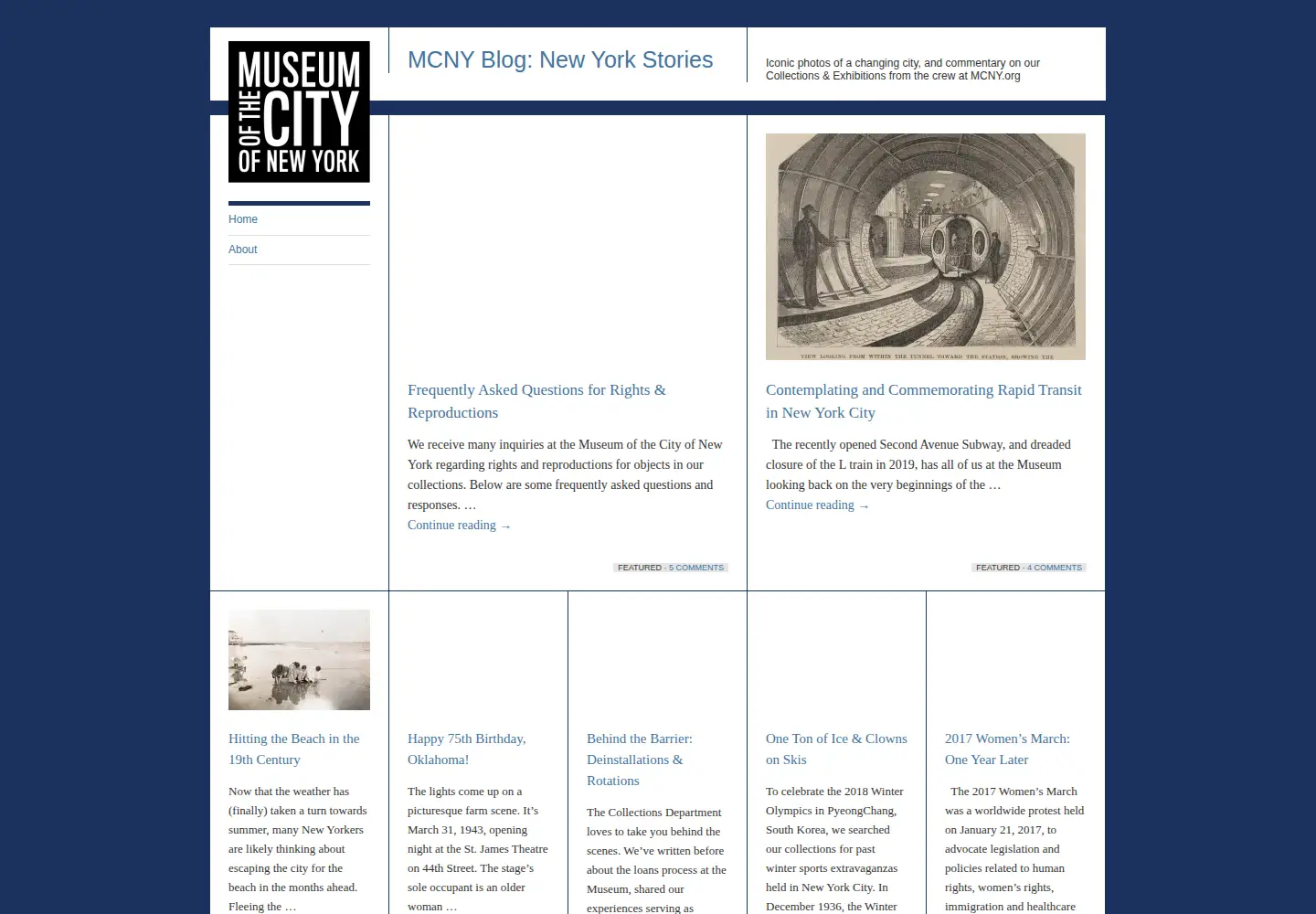 Captured homepage of mcnyblog.org in the current scan