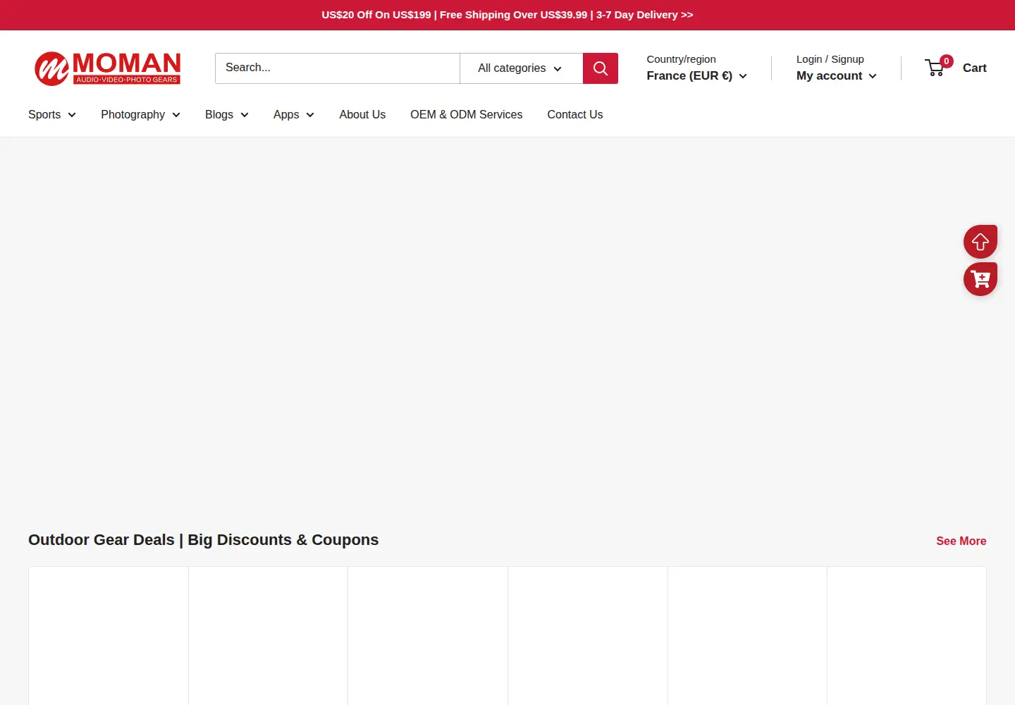 Screenshot of momanx.com