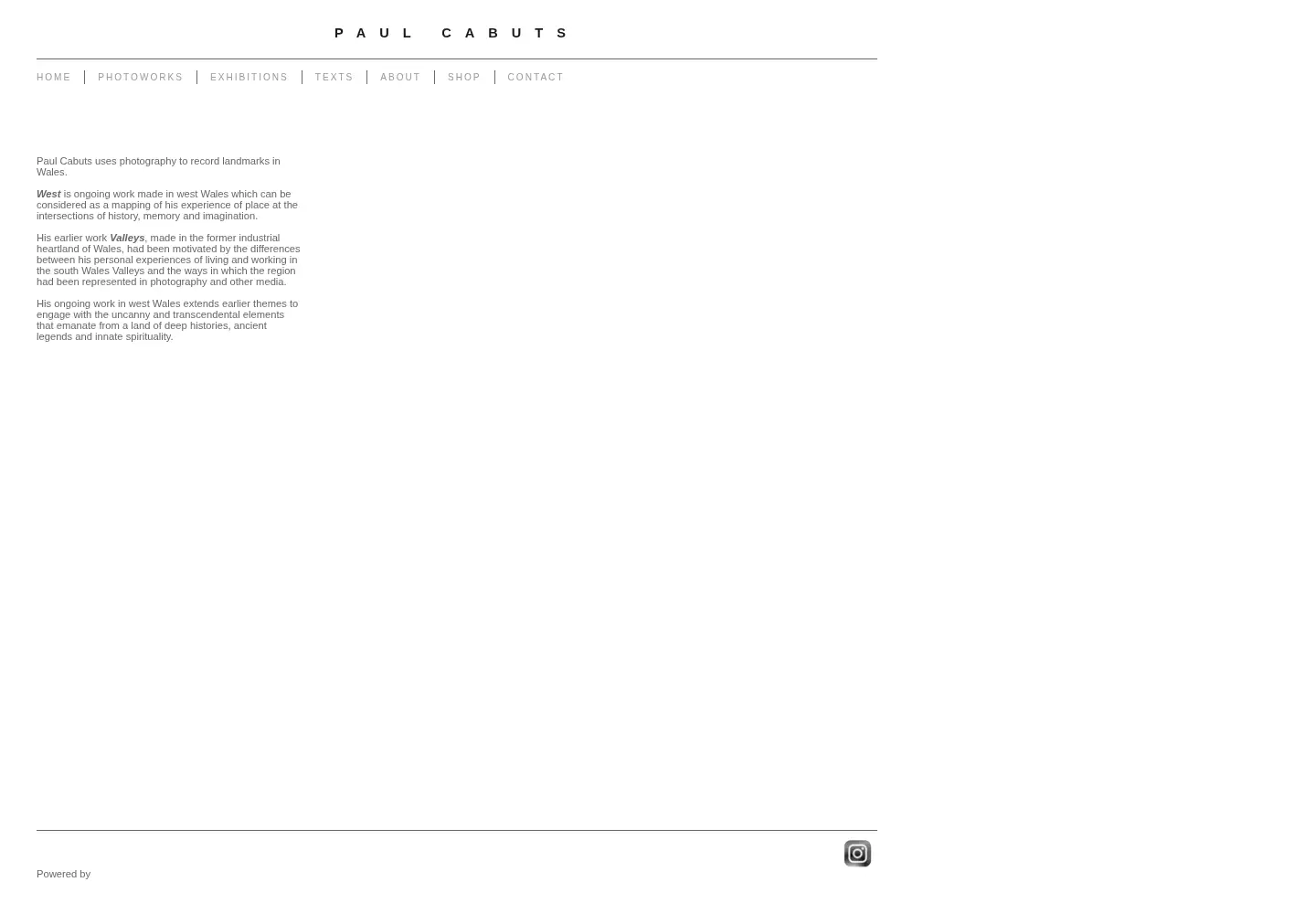 Screenshot of paulcabuts.com