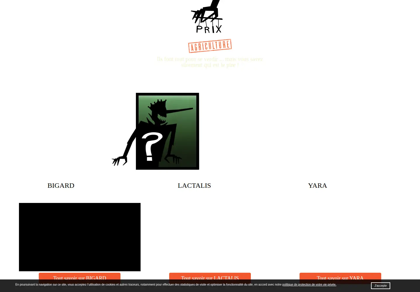 Captured homepage of prix-pinocchio.org in the current scan