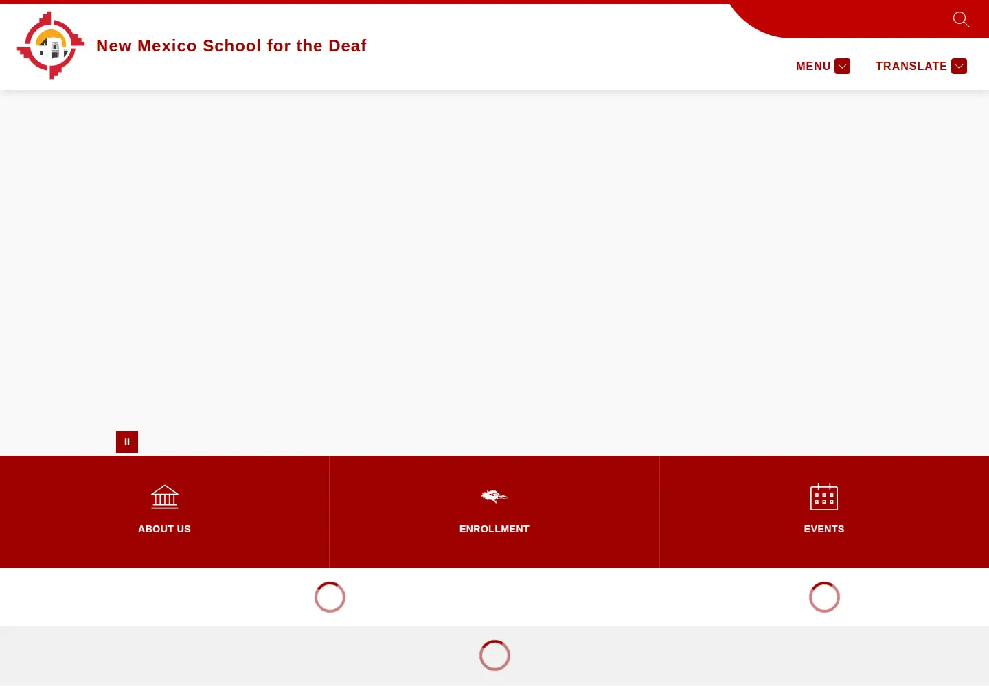 Screenshot of nmsd.k12.nm.us