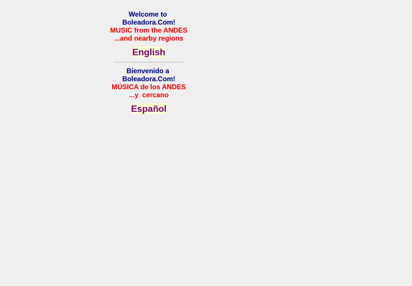 Screenshot of boleadora.com