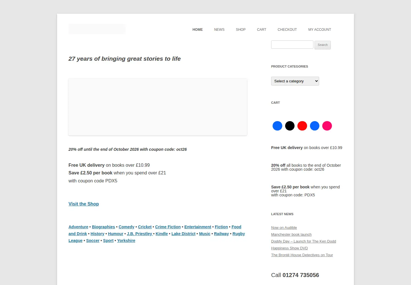 Screenshot of gnbooks.co.uk