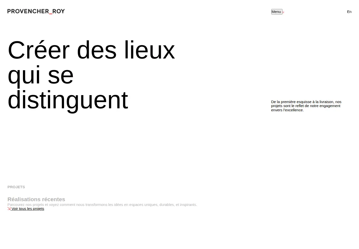 Screenshot of provencherroy.ca