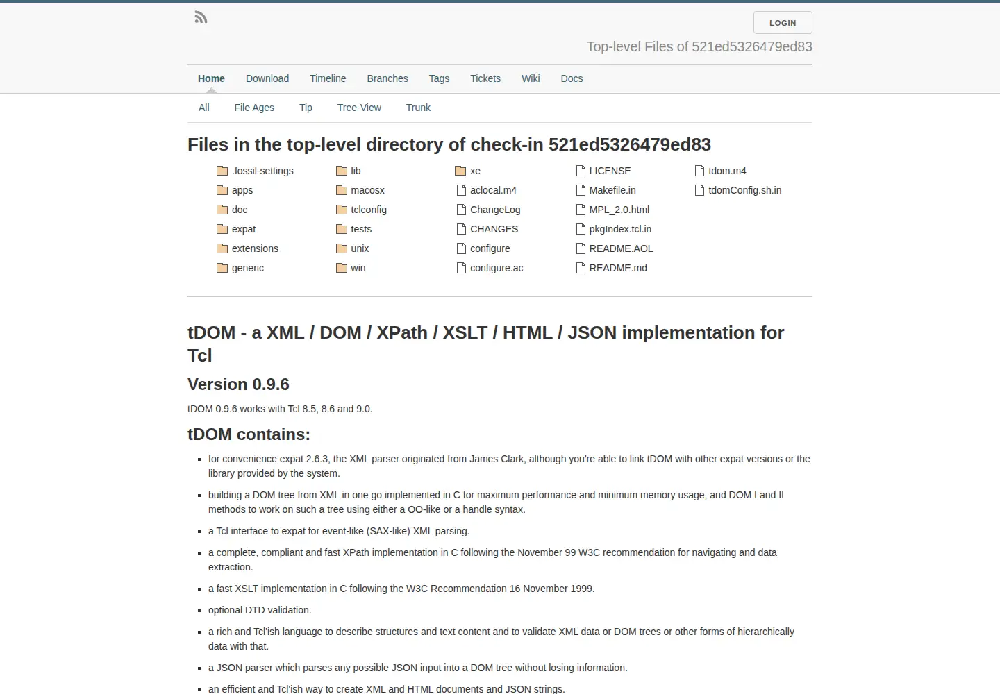 Screenshot of tdom.org