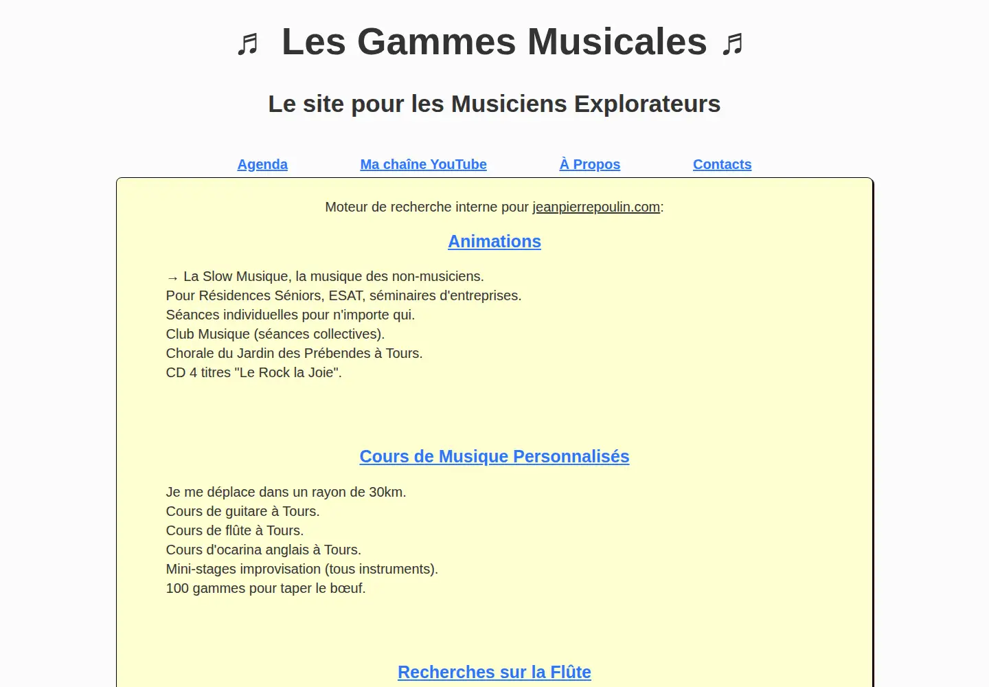 Screenshot of jeanpierrepoulin.com