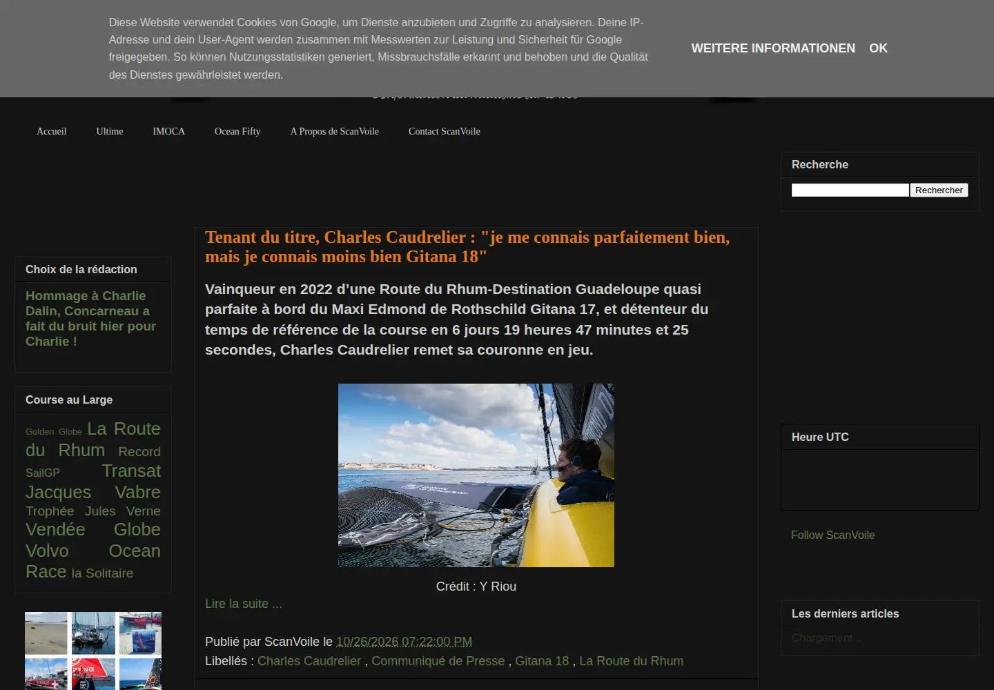 Screenshot of scanvoile.com