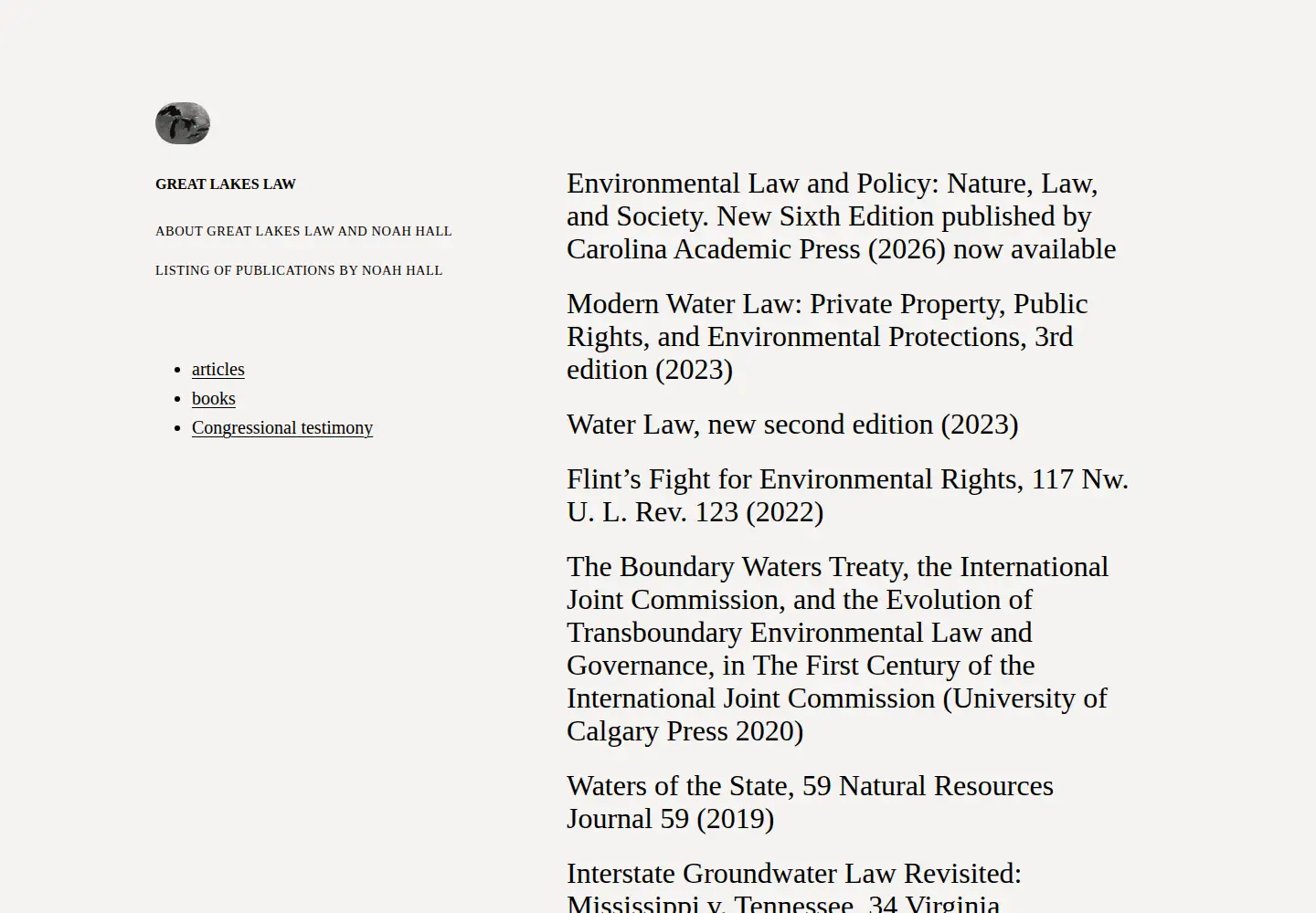 Captured homepage of greatlakeslaw.org in the current scan
