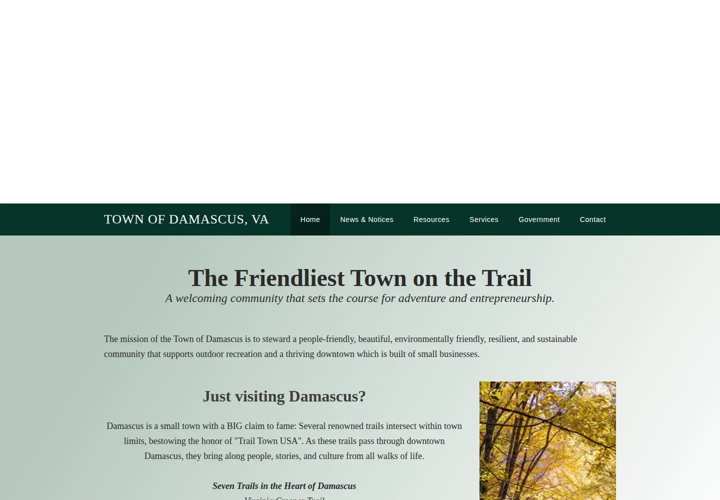 Screenshot of damascus.org