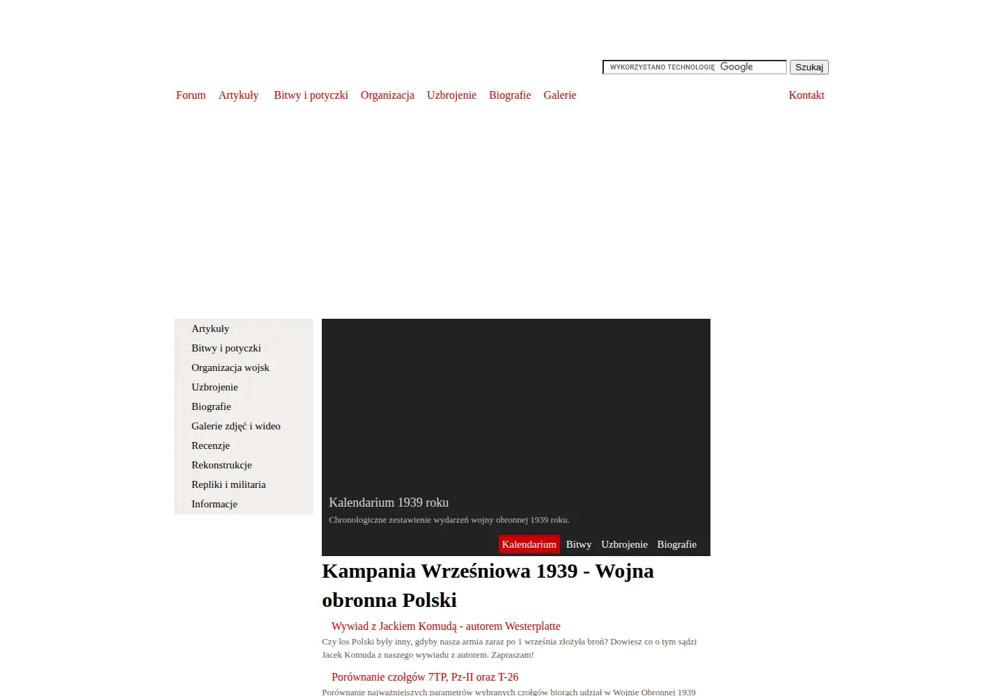 Screenshot of 1939.pl