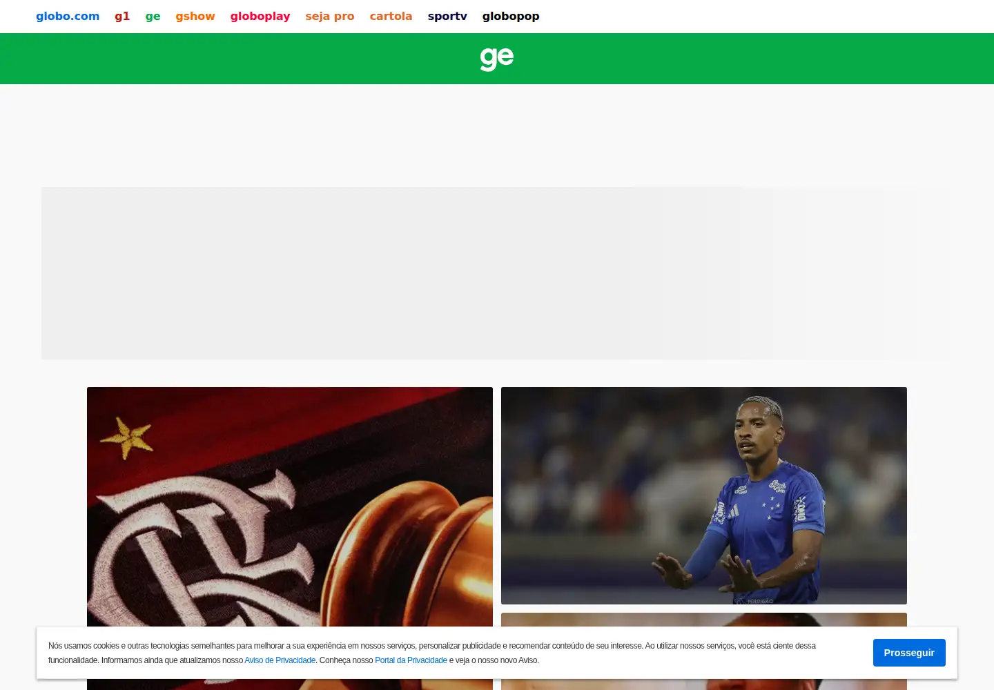 Screenshot of ge.globo