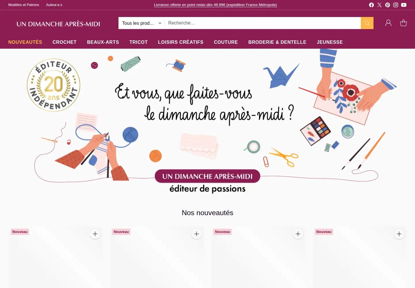 Screenshot of undimancheapresmidi.fr