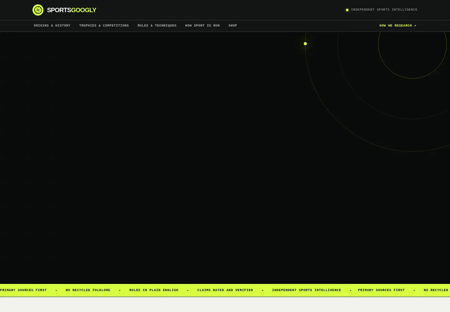 Screenshot of sportsgoogly.com