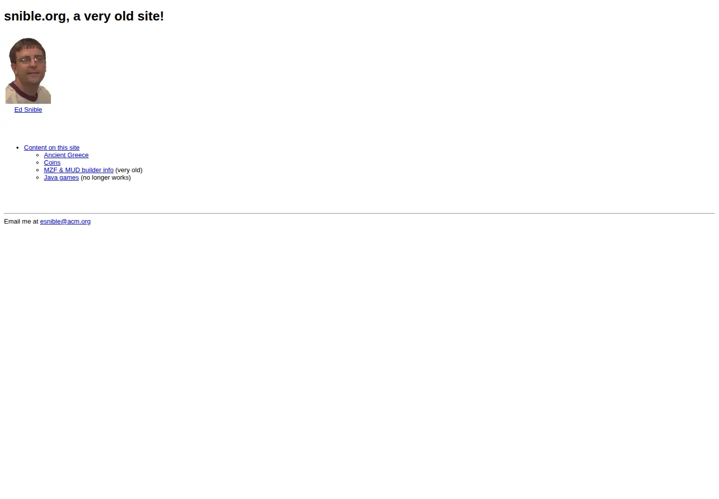 Screenshot of snible.org