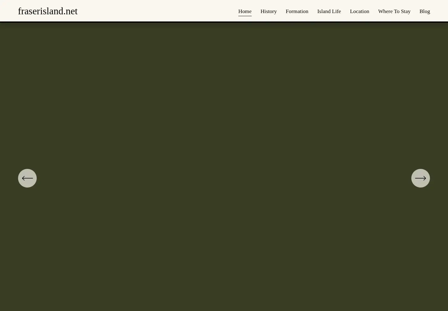 Screenshot of fraserisland.net