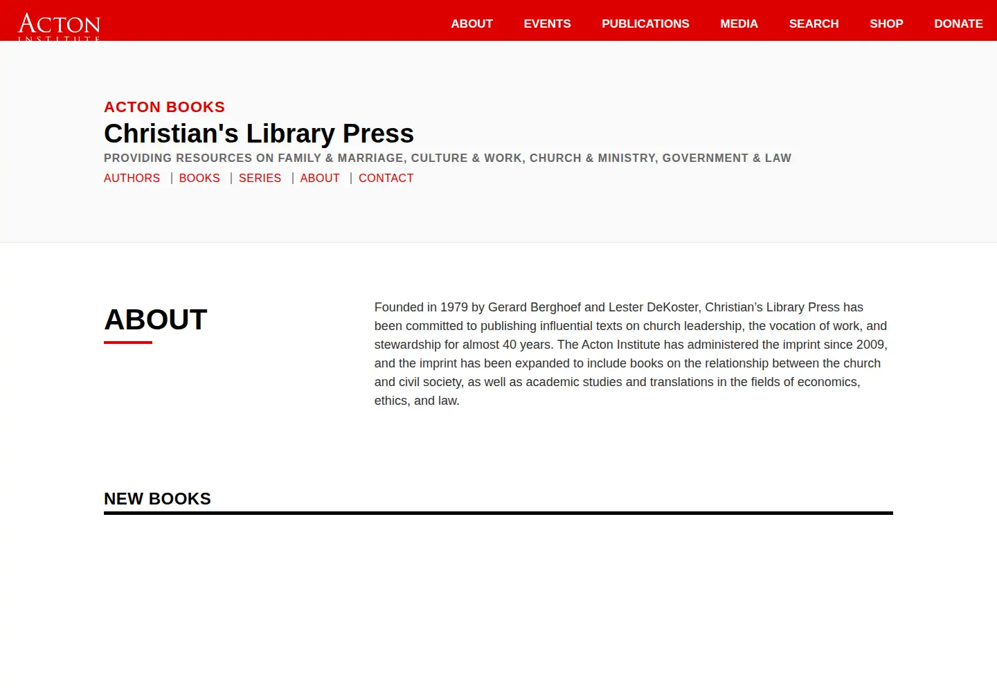 Screenshot of clpress.com