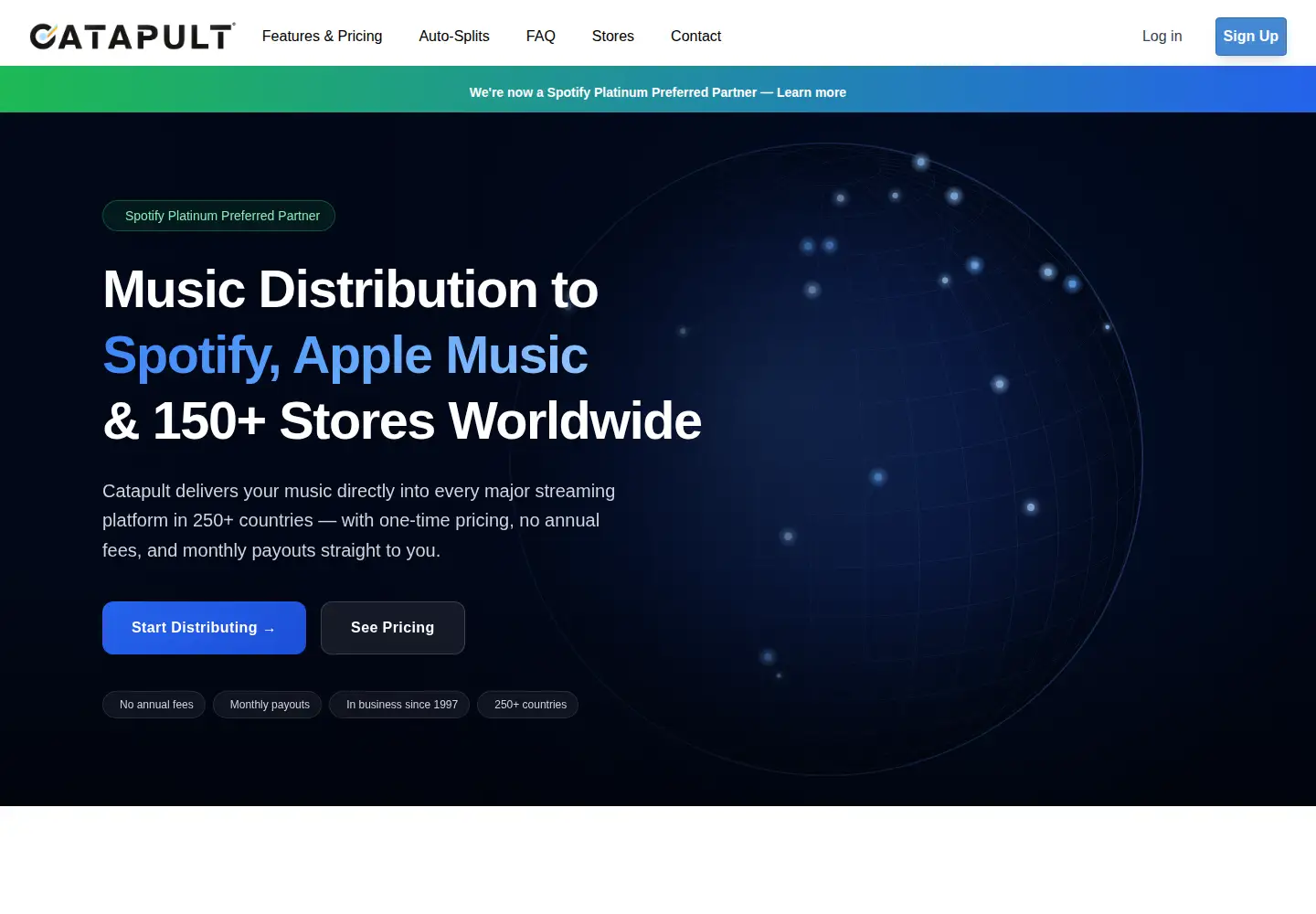 Screenshot of catapultdistribution.com