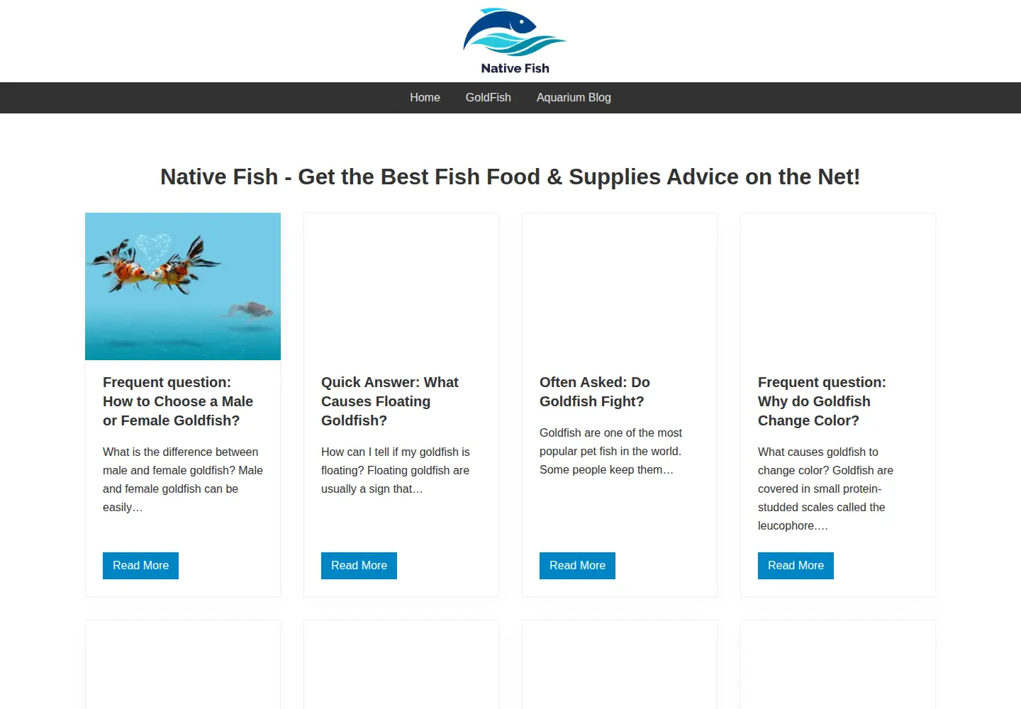 Screenshot of nativefish.org