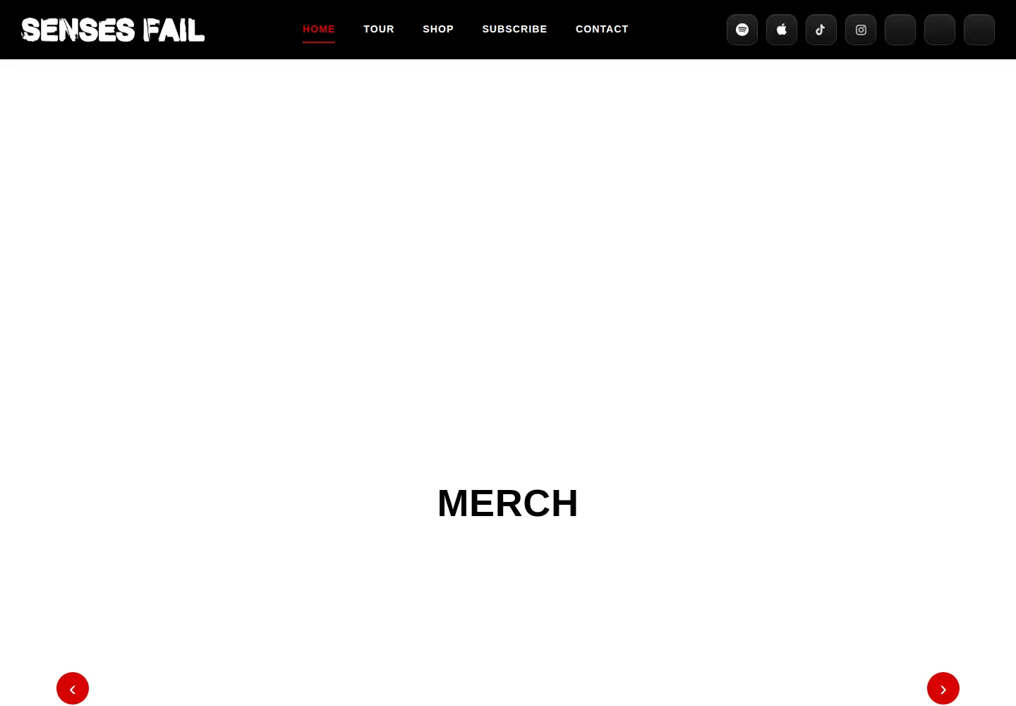 Screenshot of sensesfail.com