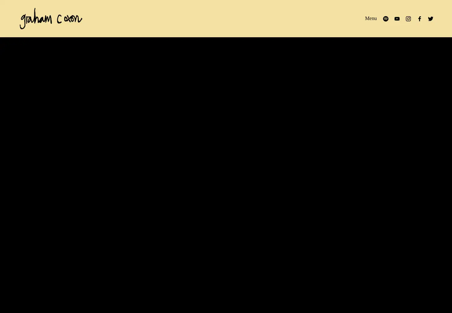 Screenshot of grahamcoxon.co.uk