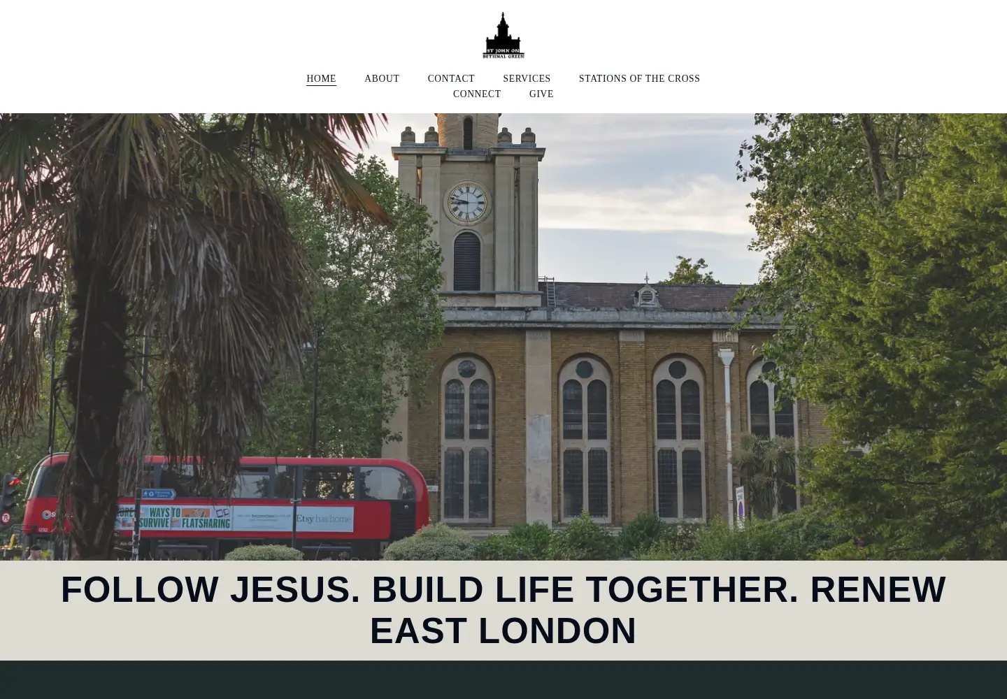 Screenshot of stjohnonbethnalgreen.org