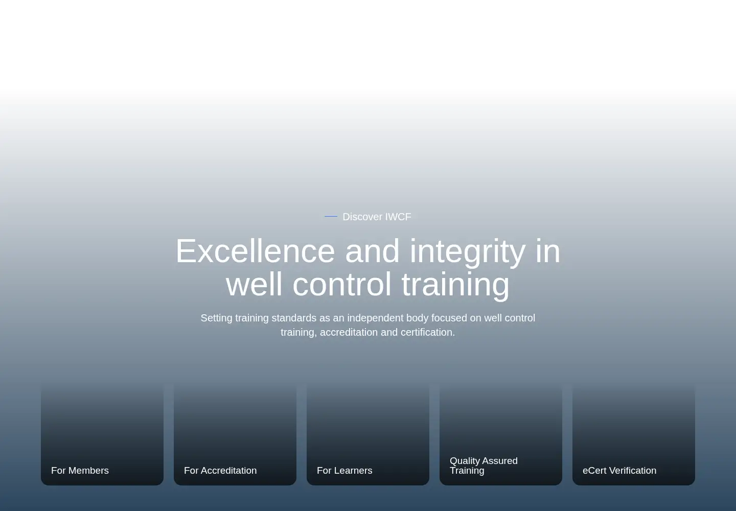 Screenshot of iwcf.org