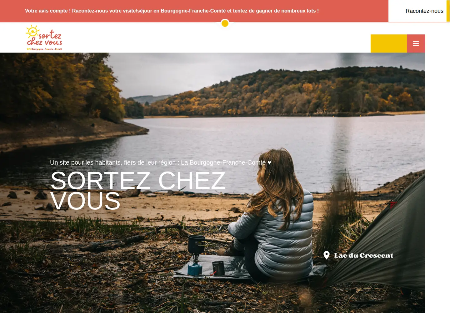 Captured homepage of franche-comte.org in the current scan