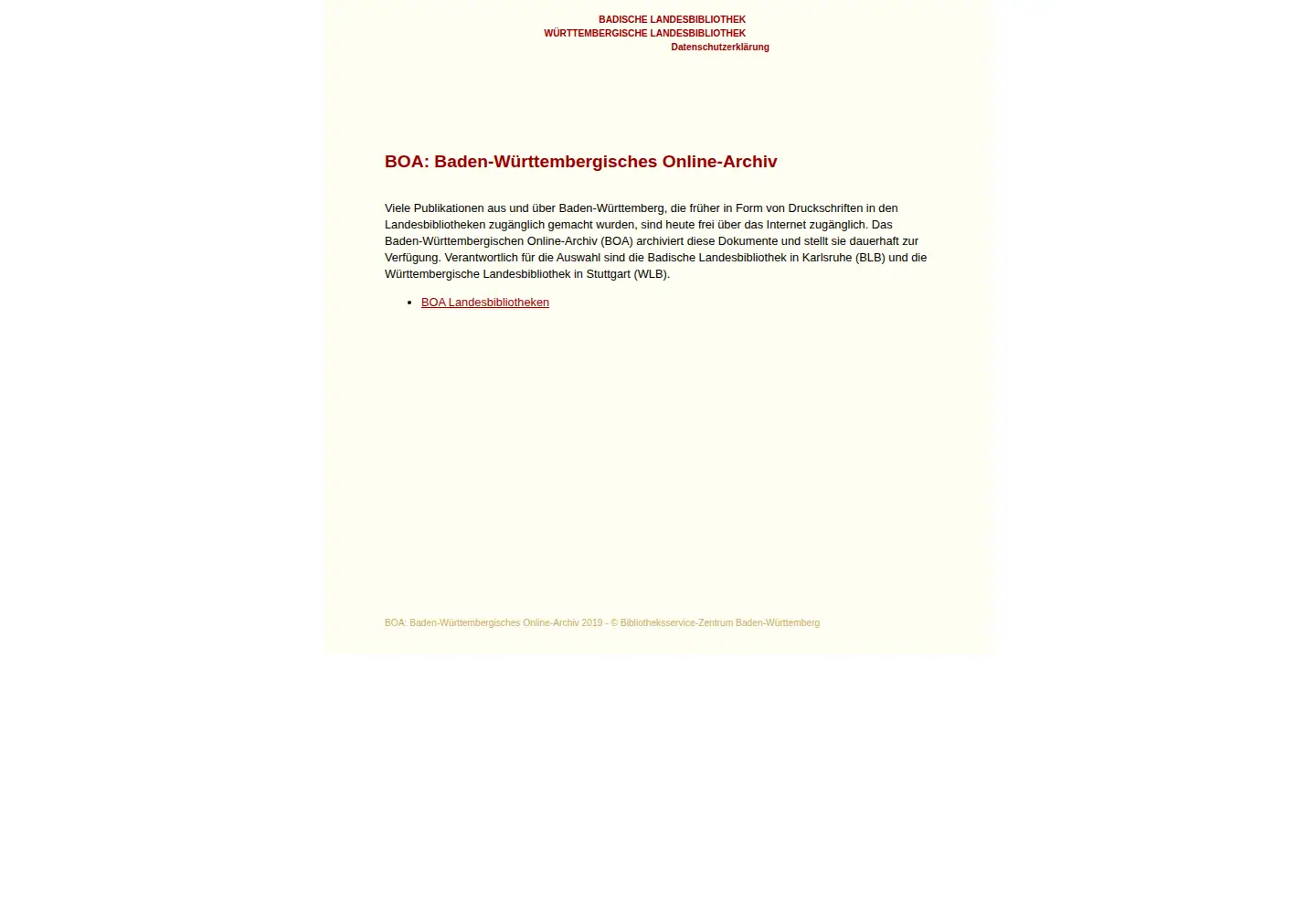 Screenshot of boa-bw.de