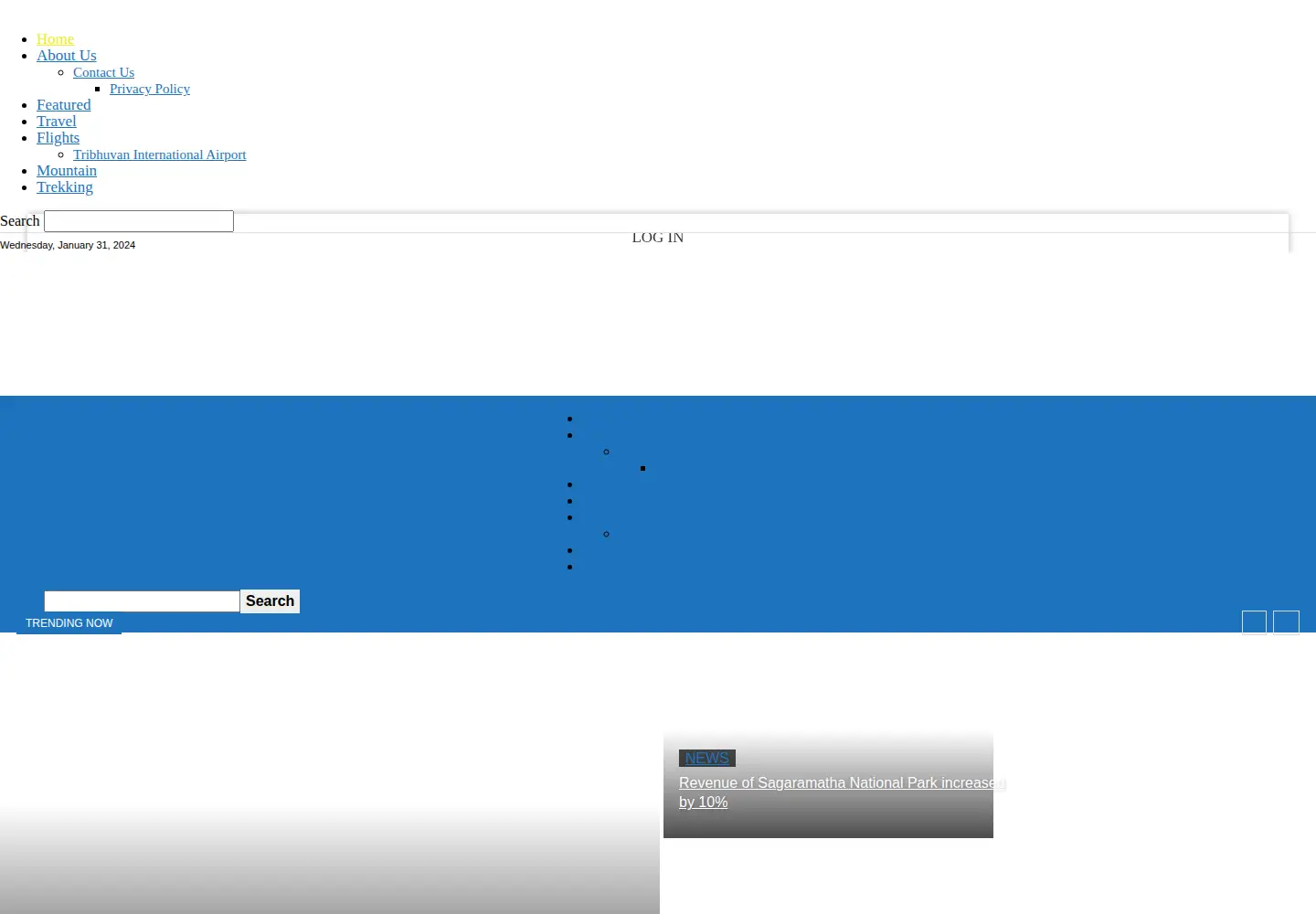 Screenshot of mteveresttoday.com