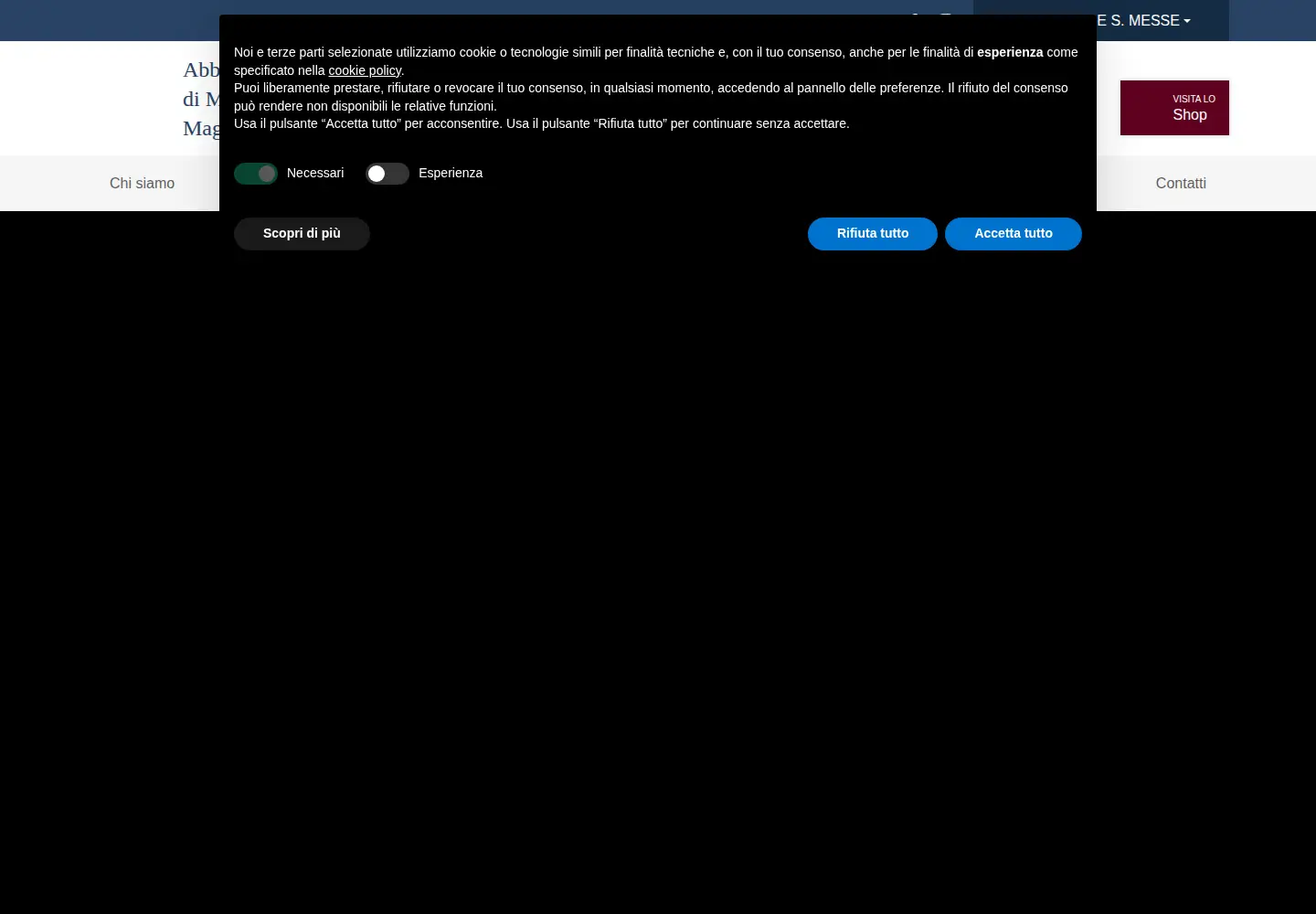 Screenshot of monteolivetomaggiore.it