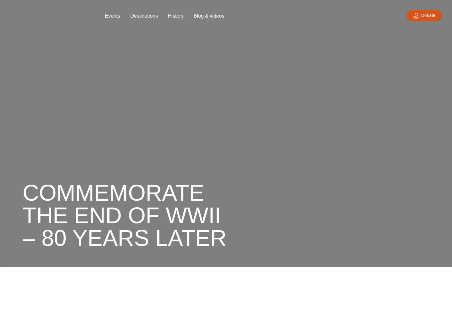 Screenshot of europeremembers.com