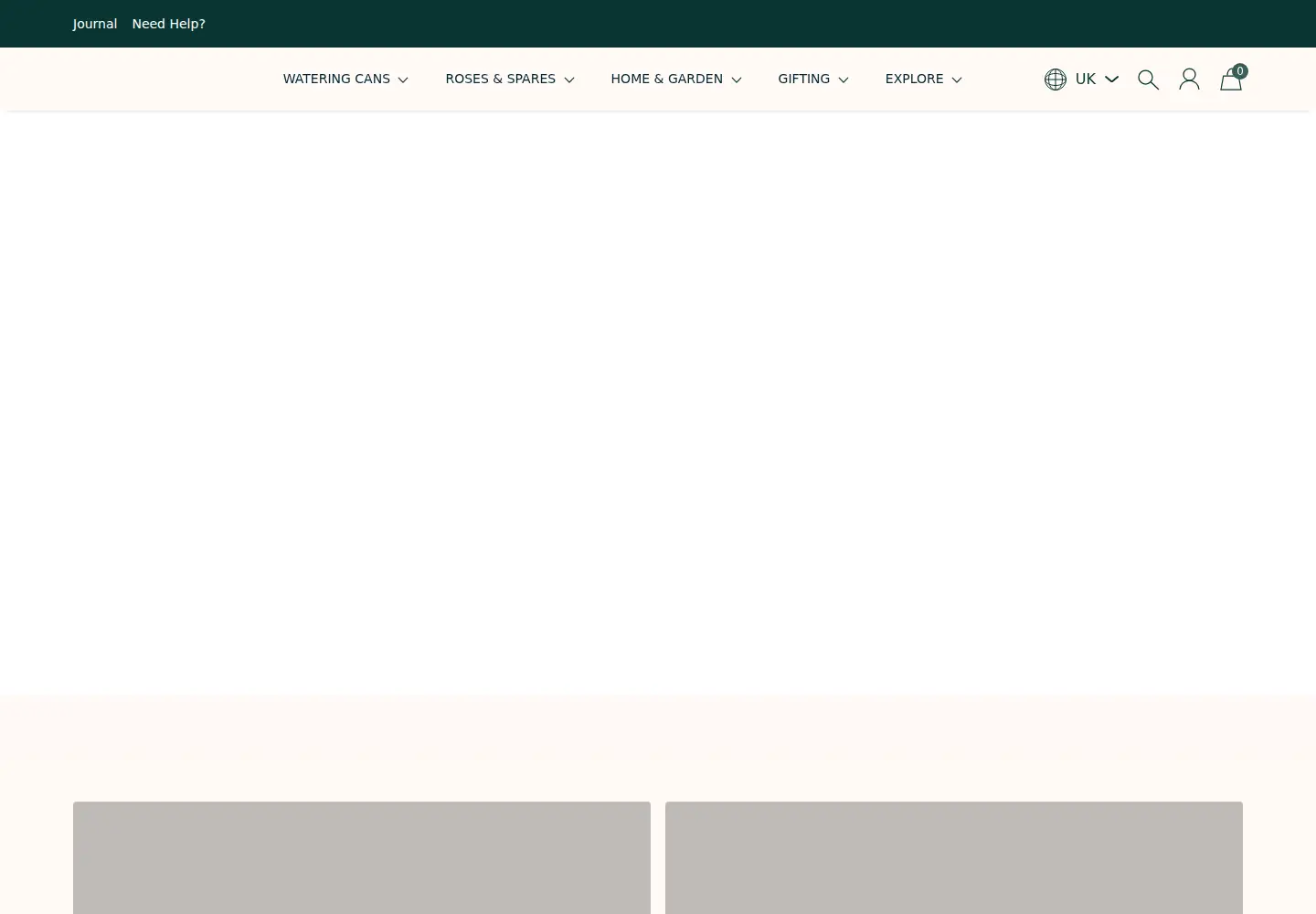 Screenshot of haws.co.uk