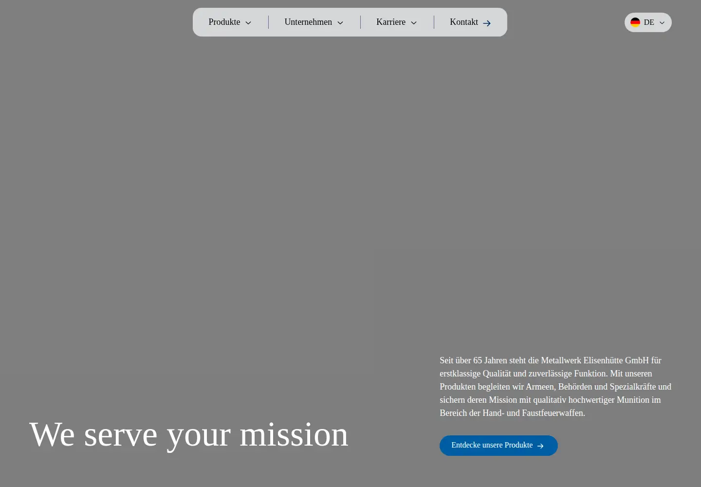 Screenshot of men-defencetec.de
