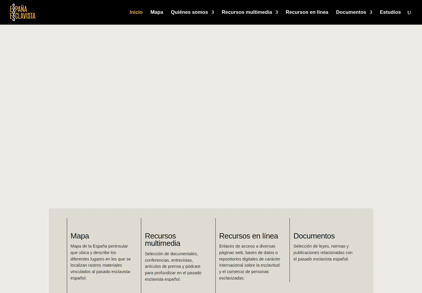 Captured homepage of espanaesclavista.es in the current scan