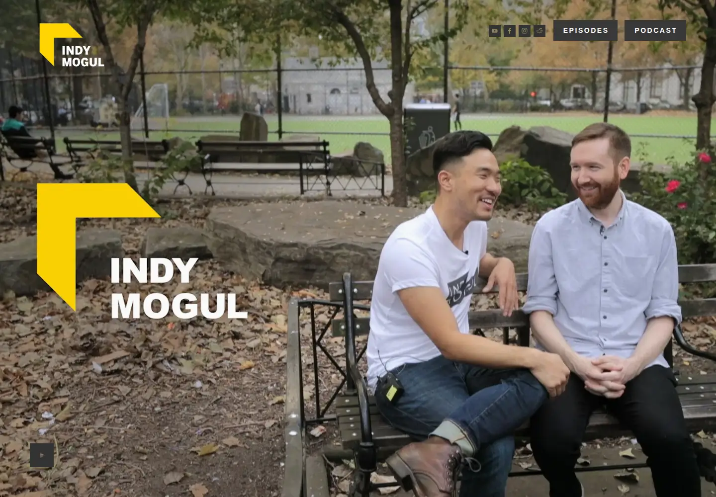 Captured homepage of indymogul.com in the current scan