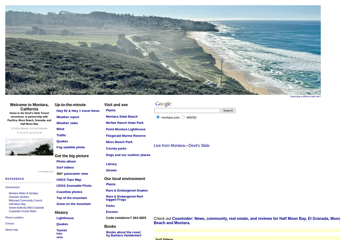 Screenshot of montara.com